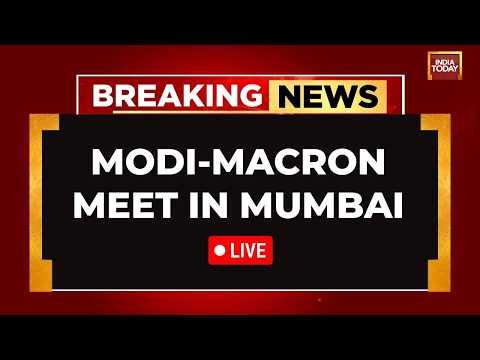 Modi-Macron Meet In Mumbai | Macron India Visit | Modi-Macron Bilateral Talks In Mumbai | LIVE Now
