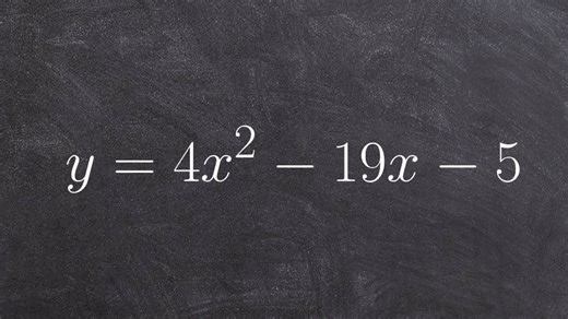Solve by factoring when a is greater than one