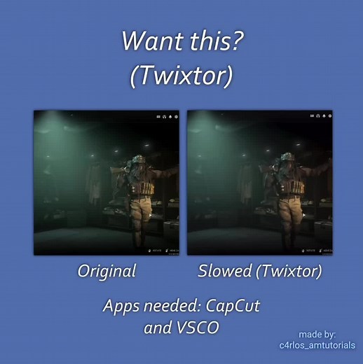 Twixtor TUTORIAL // Apps needed: CapCut and VSCO | FREE | #tutorial #alightmotion #fyp #konig