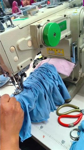 3 Needle Flatlock Inseam Sewing Process Garment Factory Manufacturing