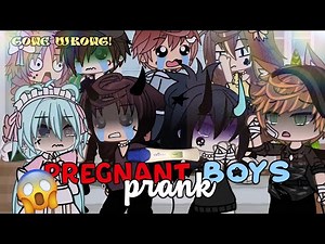 Pregnant Boys Prank Gacha Life