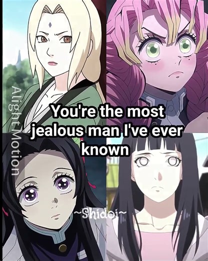 Jealous husband ❤️‍🔥#hinata #mitsuri #tsunade #kanae #sanemi #obanai #jiraiya #naruto #anime #amv
