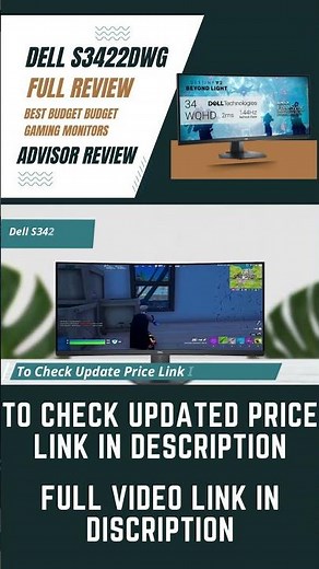 Dell S3422DWG Full Review 2024