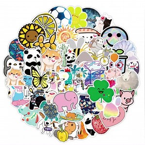 50Pcs Classic TV Kid Cartoon Sticker for Suitcase Laptop Scrapbook Home Wall Decoration 90 Cartoons Stickers Label Pack