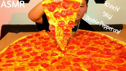 ASMR Feast: Giant Pepperoni Pizza with Cheese Dip Delight | Mukbang