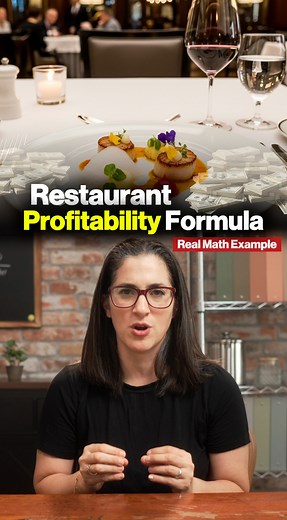 114K views · 1.4K reactions | The restaurant profitability formula ↓...