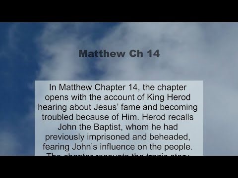 Matthew Chapter 14 summary and read together