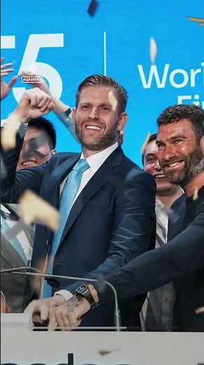 Trump made $1.4B from crypto ventures in first year back in office | AJ #shorts