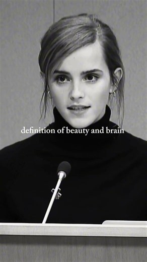 She is the real definition of beauty and brain Emma Watson