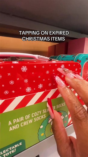 Tapping away on expired Christmas items #asmrcommunity #cameratapping #tapping #tappingasmr #asmr