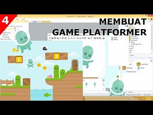 Tutorial Construct 2 - Game Platformer Complete #4 Box Item dan Particle