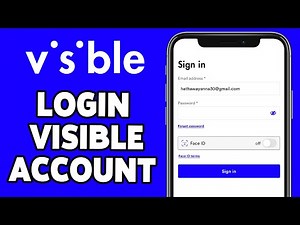 How To Login Visible Account 2024 | Sign In Guide For Visible Account | Visible App