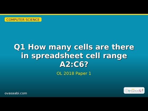 GCE OL | 2018 | Computer Science | Paper 1 | Q1