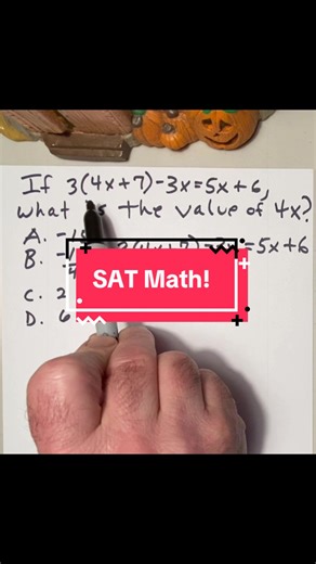 SAT Algebra Problem! #satmath #algebra #math #stem #mathtok