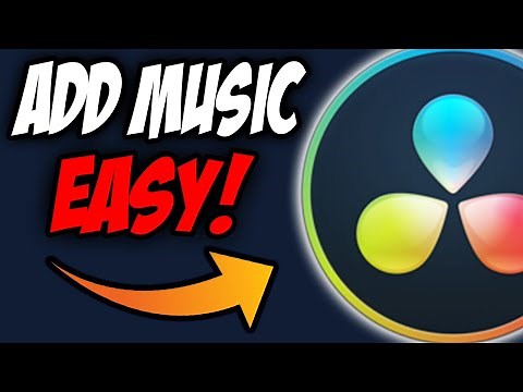 How To Add Music In DaVinci Resolve 16 EASY! ✅| DaVinci Resolve Tutorials