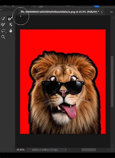 Remove Background with Perfect Hair Edges #photoshop #shorts