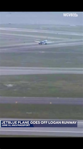 172K views · 501 reactions | Visuals of a JetBlue Airbus A220 plane that veered off the runway after landing at Boston Logan Airport in June has just been released by MassPort. The incident took place on June 12 as JetBlue Flight 312 was inbound from the Chicago O'Hare International Airport. The aircraft can be seen landing on Runway 33-L before cutting to the left into the grass. #aircraft | FL360aero | Facebook