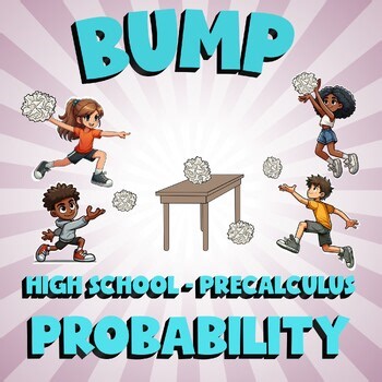 Probability BUMP Math Game - No Prep PreCalculus Review Activity