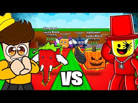 Extreme Lucky Block Race with My YouTuber Friend in Steal a Brainrot! 😱🔥