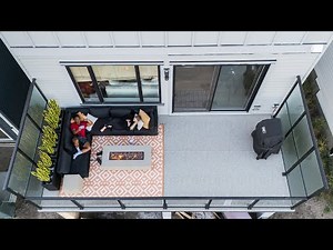 Outdoor living space upgrade! | Upper deck/patio makeover 2024
