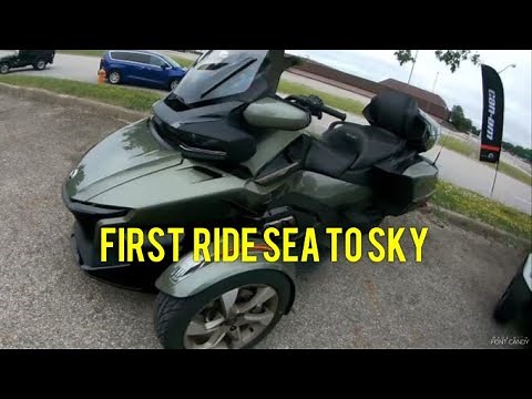 2021 CAN AM SPYDER SEA TO SKY FIRST RIDE