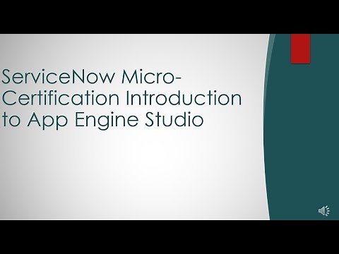 Micro Certification - App engine Studio