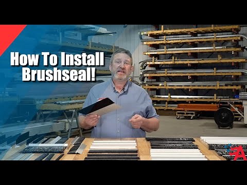 How To Install Brushseal | American Garage Door Supply