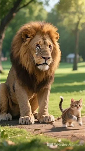Lion Crying for His Cub 😢 | Cat Stole the Baby! 😂