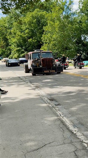 1.6K views · 18 reactions | rat rod big rig classic Drive By Engine Sound Cruisin Hines Westland 2025 | Chloe Faitel | Facebook