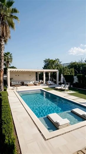 Luxury Swimming Pool Construction 🦺 Timelapse #shortsviral