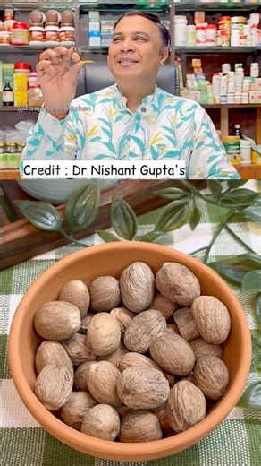 Dr. Nishant Gupta's Amazing Secret Benefits Of Nutmeg (jayfal) ✨#shortsfeed #jayfal #healthtips