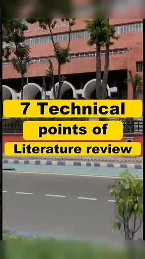 Actual way to complete your literature review