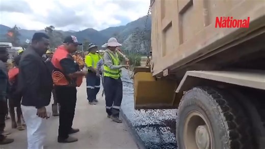 A CONTRACTOR has started sealing roads in Telefomin station on Independence day, signifying the beginning of the district’s township plan. Works and Highways Minister and Telefomin MP Solan Mirisim said the road sealing started from the administration office and would go for another nine kilometers around the station. Prime Minister James Marape launched the township plan on Friday. Read more in The National. Videos by ZARA KANU #thenational #thenationalonline #sealing #roads #in #Telefomin #sta