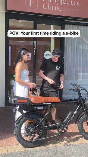 Experiencing E-Bike Riding for the First Time