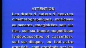 Warner Bros. FBI Warning Scroll (1982)