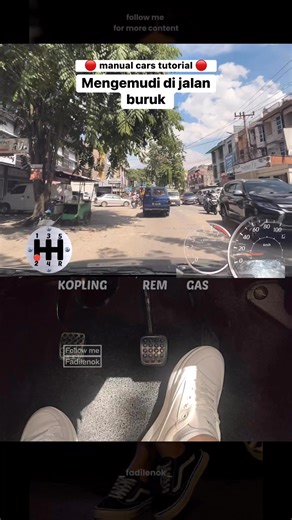 49K views · 634 reactions | Mengemudi di jalan buruk #tutorial #viralreels #reelsviral #mobilmanual #reels #viral #usa | Fadil Enok | Facebook