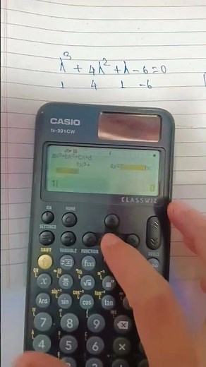 How to find eigen value from calculator/ casio fx-991CW #engineer
