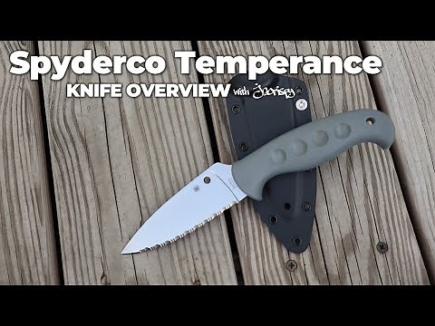 Spyderco Temperance Fixed Blade Knife | 5-Minute Review | Atlantic Knife