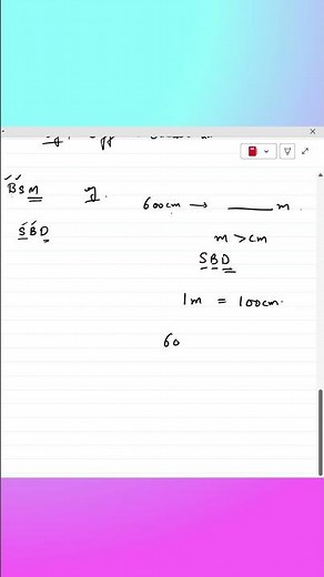 Formula for cm , meter and km unit conversion| Measurements |#maths #mathstricks #mathshorts