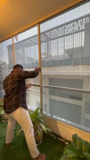 Vineeth Hometraders on Instagram: "Mosquitos issue is *REAL* in Hyderabad. And, if we can’t fight them, let us avoid them!! It’s time to enjoy our evening tea with an unrestricted view from the balcony absolutely *Dust & Mosquitos free.* *C-Type Pleated Mosquitos Mesh is the solution.* ✅ Waterproof Polyester Mesh ✅ German Technology ✅ Can be operated from inside and outside ✅️Heavy Gauge aluminum section ✅Withhold high wind pressures Install these pleasant-looking sliding screen doors and enhanc