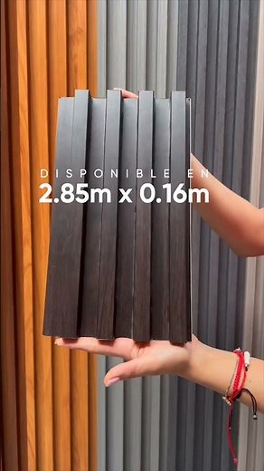 Panel Ranurado - Revestimiento de pared PVC decorativo