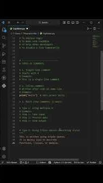 Comments in Python | Python | video 2 #coding #learncoding #python #pythonbeginner