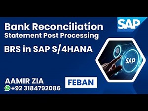 Bank Reconciliation Statement Post Processing in SAP S/4HANA (FEBAN)