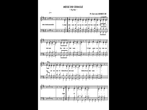 Qui missus/Kyrie (Pr. Gervais Mendo Ze & La Voix du Cénacle)