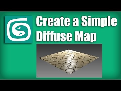 3ds Max Simple Texturing Tutorial - #1 - Create a Diffuse Map in Photoshop