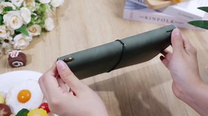 Blank Recipe Book to Write in Your Own 160 Recipes A5 Leather Family Cook Notebook for Mom Cooking Christmas Journal Gift(Green)