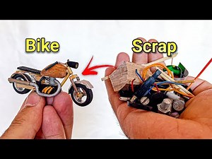 How to Build a Mini Motorcycle from Scrap Materials