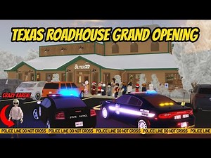 Greenville, Wisc Roblox l NEW Texas RoadHouse Grand Opening Day *ANGRY KAREN* Update Roleplay
