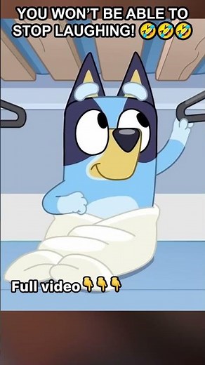 Bluey Try Not to Laugh Challenge 3 🤣 #shorts #bluey #trynottolaugh