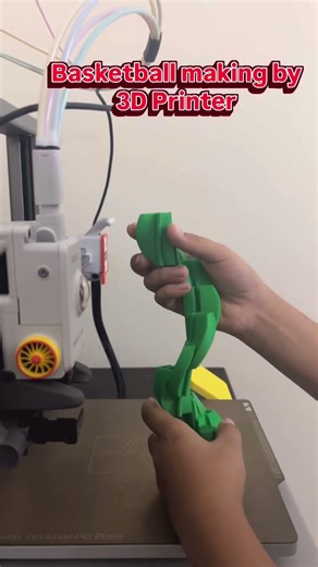 Basketball making by 3D Printer #bambulab #3dprinter #basketball